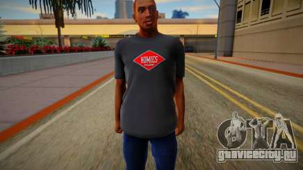 HD CJ 2016 (dark tshirt) для GTA San Andreas