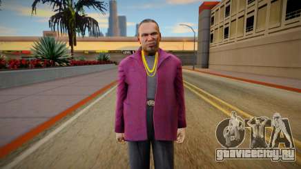 Gangster in a crimson jacket для GTA San Andreas