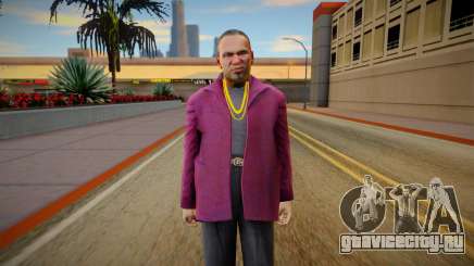 Gangster in a crimson jacket для GTA San Andreas