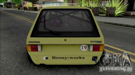Volkswagen Golf MK1 Brony Works Race Car для GTA San Andreas