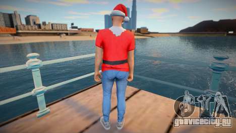 Christmas ped from GTA Online для GTA San Andreas