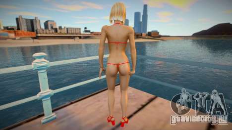 Блондинка в красном бикини для GTA San Andreas