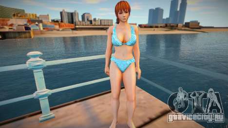 Kasumi turquoise bikini для GTA San Andreas