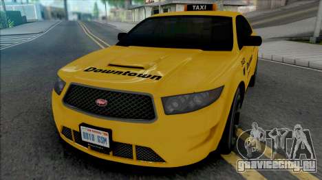 Vapid Torrence Taxi Downtown для GTA San Andreas