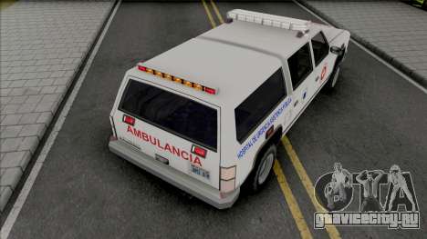 Rancher 90s Chilean Ambulance для GTA San Andreas