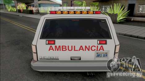 Rancher 90s Chilean Ambulance для GTA San Andreas