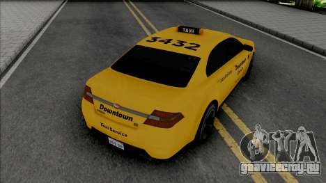 Vapid Torrence Taxi Downtown для GTA San Andreas