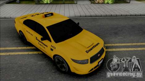 Vapid Torrence Taxi Downtown для GTA San Andreas