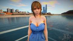 Misaki Denim Dress Skin для GTA San Andreas