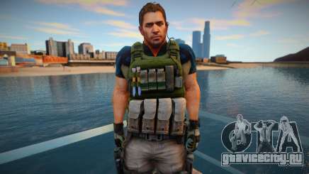 Chris Redfield from Resident Evil 6 Skin для GTA San Andreas