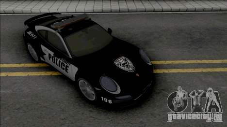 Porsche 911 Turbo 2014 Police для GTA San Andreas