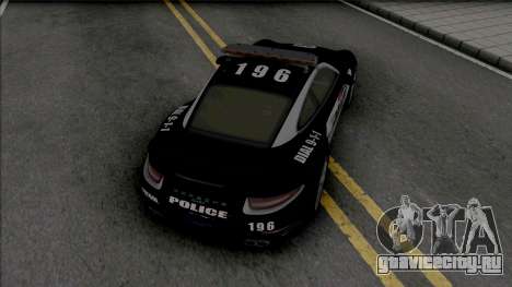 Porsche 911 Turbo 2014 Police для GTA San Andreas