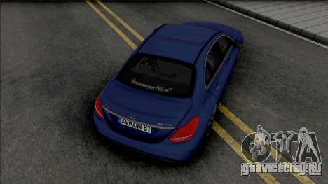 Mercedes-Benz C200 W205 AMG для GTA San Andreas