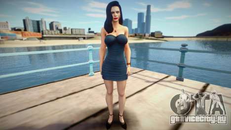 Excella (Seductive Dress) from Resident Evil 5 для GTA San Andreas