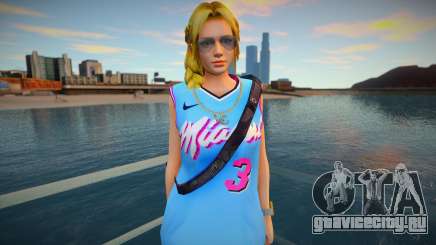 DOA Helena Douglas Fashion Casual V3 Miami Heat для GTA San Andreas