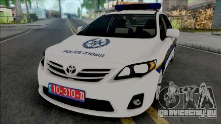 Toyota Corolla 2013 Israeli Police для GTA San Andreas