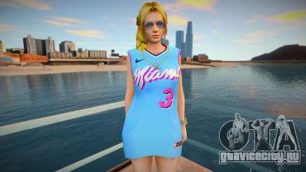 DOA Helena Douglas Fashion Casual V2 Miami Heat для GTA San Andreas