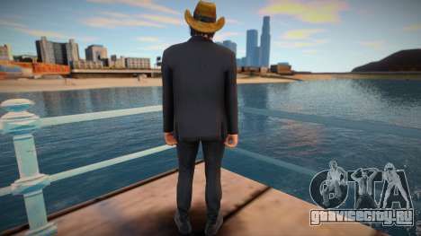 Чувак в ковбойской шляпе из GTA Online для GTA San Andreas