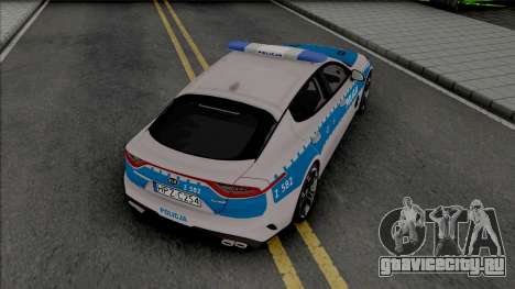 Kia Stinger GT Policja WRD KSP для GTA San Andreas