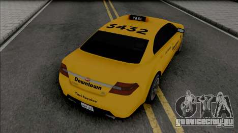 Vapid Torrence Taxi Downtown v2 для GTA San Andreas