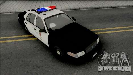 Ford Crown Victoria 2011 CVPI LAPD для GTA San Andreas