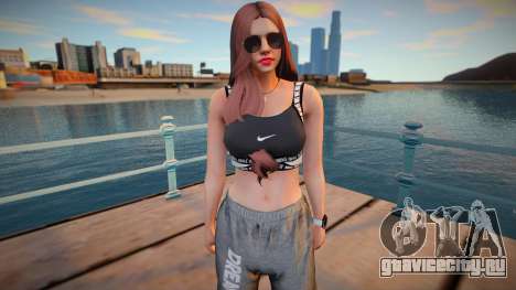 GTA Online Skin Ramdon Female 9 Fashion v2 для GTA San Andreas