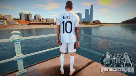 Lionel Messi Argentina T-Shirt 2021 для GTA San Andreas