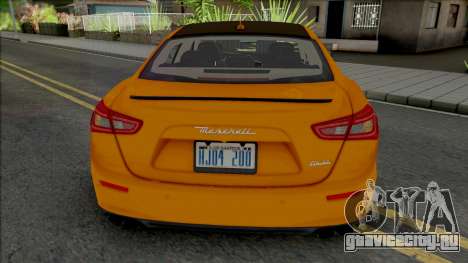 Maserati Ghibli III Taxi (Carbon) для GTA San Andreas
