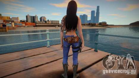 Skyrim Girl Monki Combat 3 Topless для GTA San Andreas