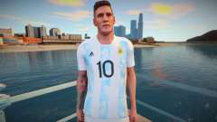 Lionel Messi Argentina T-Shirt 2021 для GTA San Andreas