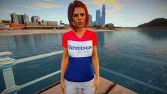 Девушка в кофте Reebok для GTA San Andreas