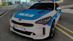 Kia Stinger GT Policja WRD KSP для GTA San Andreas