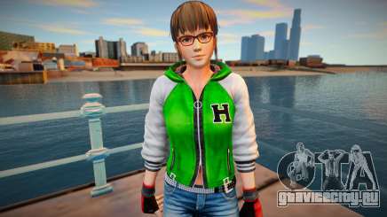 Dead Or Alive 5 - Hitomi (Costume 2) v3 для GTA San Andreas