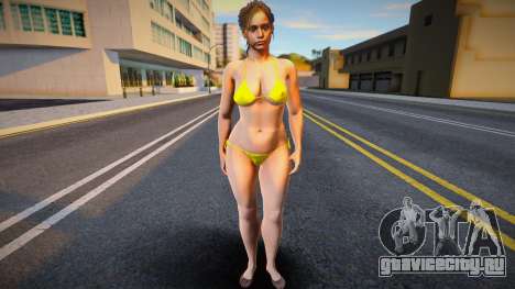 Curvy Claire Bikini (good model) для GTA San Andreas