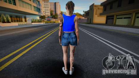Claire Denim Shorts (good skin) для GTA San Andreas