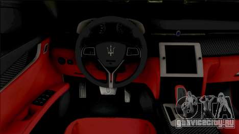 Maserati Quattroporte GTS 2015 (SA Lights) для GTA San Andreas