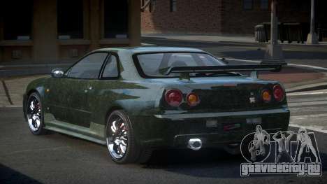 Nissan Skyline R34 BS Qz S8 для GTA 4