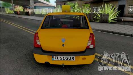 Dacia Logan 2004 Taxi для GTA San Andreas