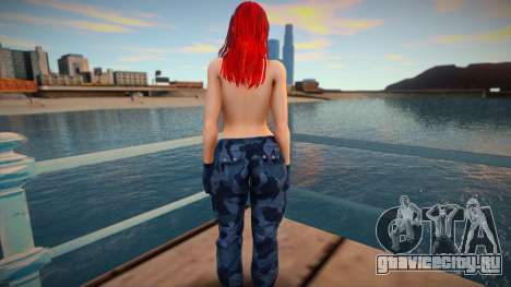 Leona 4 - Blue Topless для GTA San Andreas