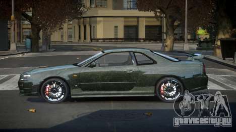 Nissan Skyline R34 BS Qz S8 для GTA 4