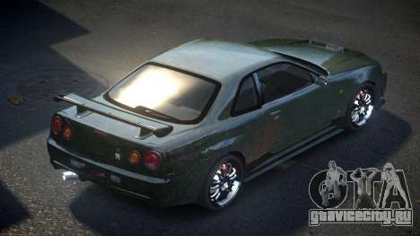 Nissan Skyline R34 BS Qz S8 для GTA 4