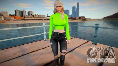 Rachel Casual skin для GTA San Andreas