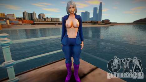 KOF Soldier Girl Different - Topless Blue 2 для GTA San Andreas