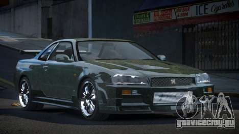 Nissan Skyline R34 BS Qz S8 для GTA 4