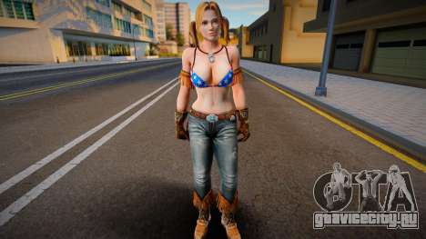 Dead Or Alive 5 - Tina Armstrong (Costume 1) 4 для GTA San Andreas