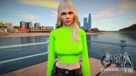 Rachel Casual skin для GTA San Andreas