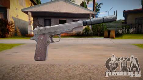 Colt M1911 with silenced для GTA San Andreas