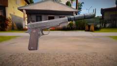Colt M1911 with silenced для GTA San Andreas