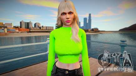 Rachel Casual skin для GTA San Andreas