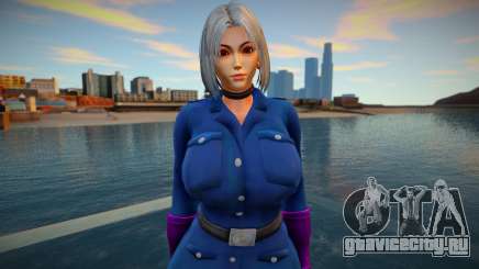 KOF Soldier Girl Different - Blue 3 для GTA San Andreas